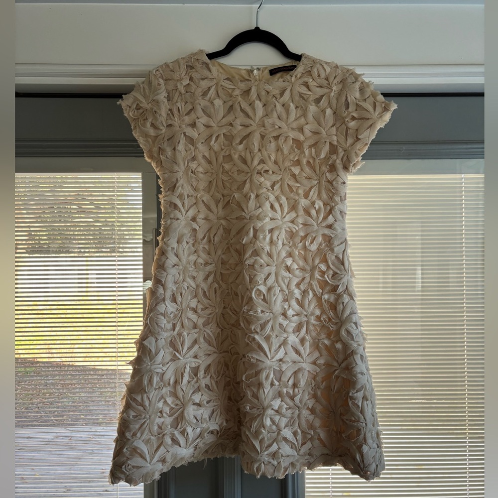 Elegant Cream Mini Dress